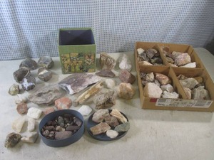 (A-2) Quarts, Rose Quarts, Thunder Eggs, Petrified Wood, White Quartz. Geodes