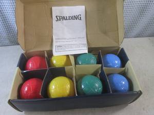 (EW4) Spalding Bocce Ball Set...