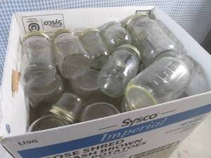 (A-3) Box of Assorted Canning Jars...