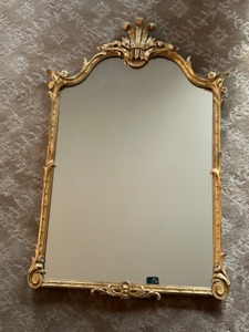 lot 75 image: Louis XV Style Mid 20th Carved Gilt Wood Fancy MIRROR by Decorative Arts, Inc.