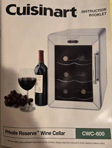 lot 93 image: CUISINART CWC-600 Private Reserve 6 Bottle Wine Cellar