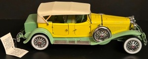lot 124 image: Franklin Mint 1930 DUESENBERG J Derham Tourster Diecast Car Replica