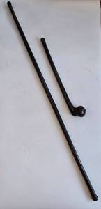 lot 162 image: Vintage Maasai Tribal African Club & Walking Stick 