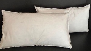 lot 140 image: Feather Down Pillow Inserts - Qty 2