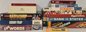 lot 226 image: 12 Vintage Classic Family Board Games