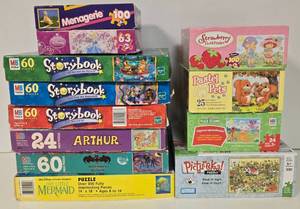 lot 237 image: Jigsaw Puzzles for Children - Qty 12