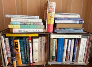 lot 241 image: COOKBOOKS GALORE Lots of Cookbooks Including Julia Childs, Jane Brody & More