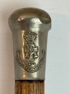lot 245 image: Antique English Walking Cane With Hidden Fencing Spear