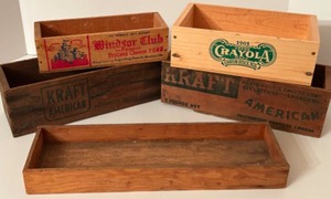 lot 269 image: Vintage CHEESE BOXES From Kraft & Windsor Club, Crayola & More - Qty 5
