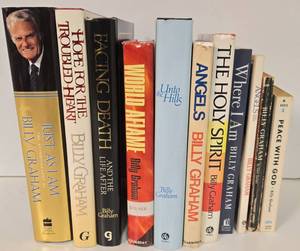 lot 280 image: Collection of Billy Graham Books 