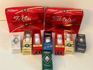 lot 302 image: Variety of New TITLEIST Golf Balls in Boxes and New Sleeves