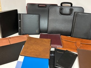 lot 363 image: Padfolios, FOLDERS, Cases, Portfolios, Business Card Holders, Leather & More