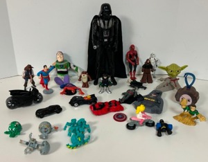 lot 371 image: ACTION FIGURE Collection Including STAR WARS, Batman, Spiderman & More