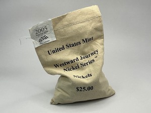 2005-P Bison Nickel $25 Mint Sewn Bag