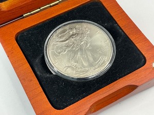 1996 American Silver Eagle in Display Box