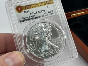 2018 American Silver Eagle MS70 Numbered (11,000)