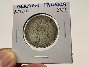 1901 Prussian 2 Mark