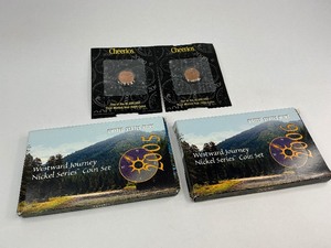 2005 & 2006 Westward Journey Nickel Series Coin Sets and 2 Cheerio Cents