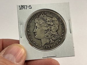 1897-S Morgan Silver Dollar