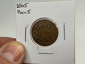 1865 Two Cent Piece