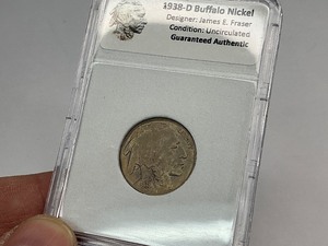 1938-D UNC Buffalo Nickel