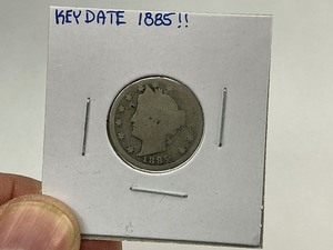 1885 KEY DATE Liberty Nickel