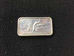 lot 159 image: Sterling Silver Bar Doolittles Raid on Tokyo