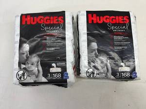 MM. 2x 168 Huggies Wipes Special Delivery
