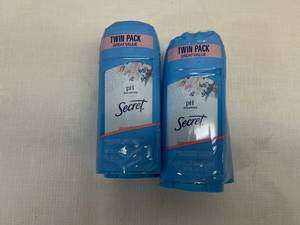 MM. 2 Twin Packs Secret PH Balanced Deodorant