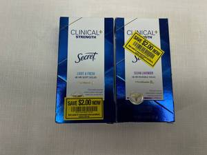 MM. 2x Secret Clinical Strengh