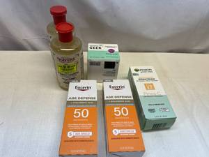 Variety of FaceSkin Products