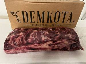 L. 12.25lbs Demkota Beef Boneless Striploin
