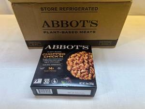 6x 10oz Abbots Plant Based Chopped Chicken