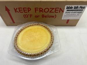 CC. 6x 8 Egg Custard Pies