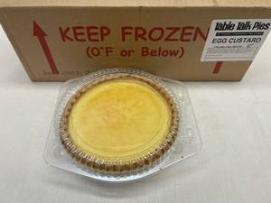 CC. 6x 8 Egg Custard Pies