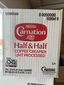 360x Carnation Half & Half Coffee Creamer