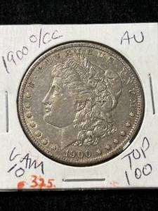 lot 08 image: 1900-OCC US MORGAN SILVER DOLLAR AU