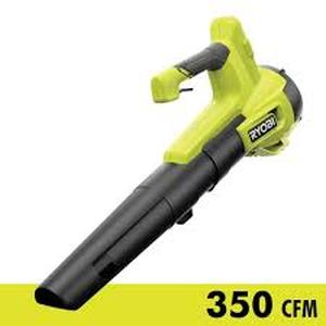 lot 37 image: RYOBI ONE 18V 100 MPH 350 CFM Cordless Battery Variable-Speed Jet Fan Leaf Blower (Tool Only)  Customer Returns See Pictures
