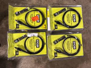 lot 15 image: Lot of RYOBI EZClean Power Cleaner 6 ft. Flexible Wand Customer Returns See Pictures
