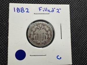 1882 Shield Nickel - Filled 2