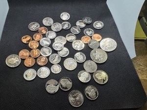 $4.30FV Clad Proof Coins, 45 Coins. Various Years & Varieties - Pulled from Sets - Mint Condition