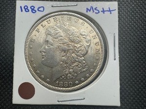 1880 MS Morgan Dollar, Nice Luster