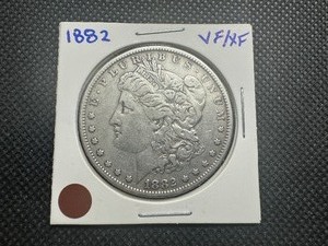 1882 Morgan Dollar, VFXF