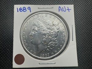 1889 AU Morgan Dollar