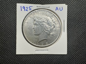 1925 AU Peace Dollar
