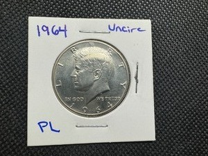 1964 Proof-like Uncirculated Kennedy Half Dollar