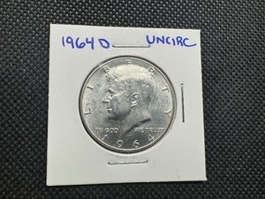 1964 Uncirculated Kennedy Half Dollar