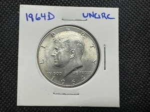 1964 Uncirculated Kennedy Half Dollar