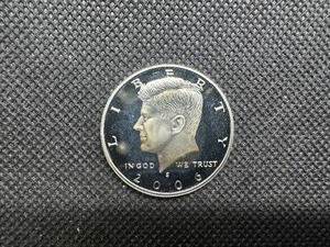 2006 S Kennedy Silver Proof Half, 90% Silver, Pulled from Set - Near Perfect