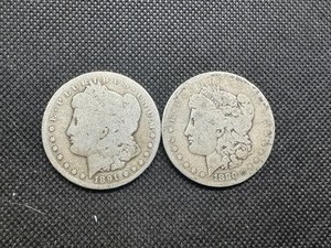 (2) Morgan Dollars. 1880 & 1891O